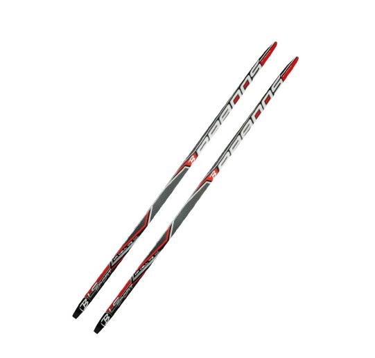 Беговые лыжи STC LS Sport 1 сорт черный/красный, 205 см