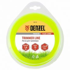 Леска для садовых триммеров Denzel Flex cord 96110 (1,6 мм, 15 м, звезда)