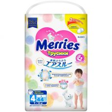 Подгузники-трусики Merries универсальные Large, 9-14 кг, размер L, 44 шт размер L, 9-14 кг, 44 шт.