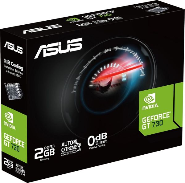 Видеокарта ASUS PCI-E GT730-SL-2GD3-BRK-EVO , 2 Гб, GDDR3